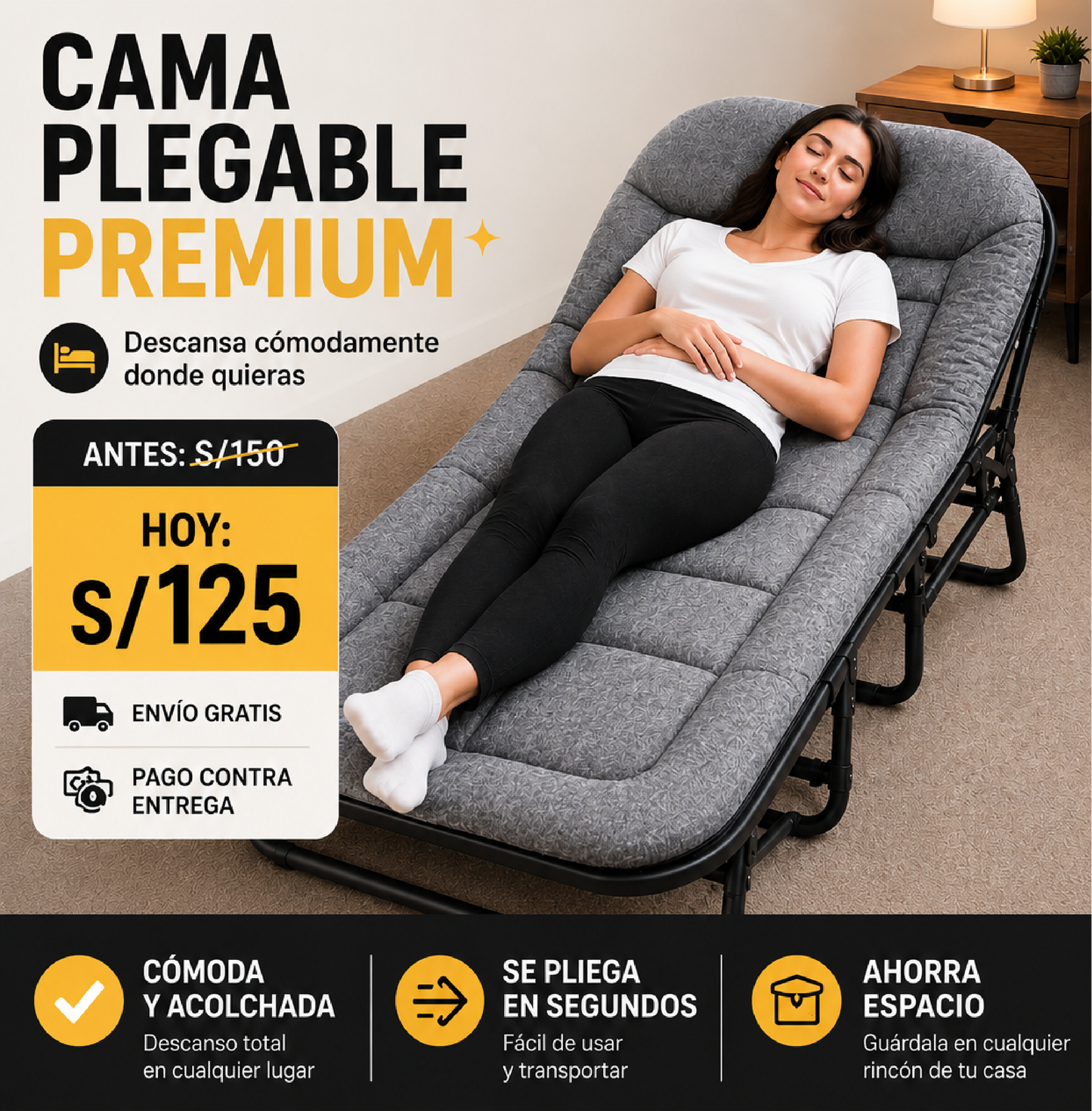 CAMA PEGABLE PREMIUM