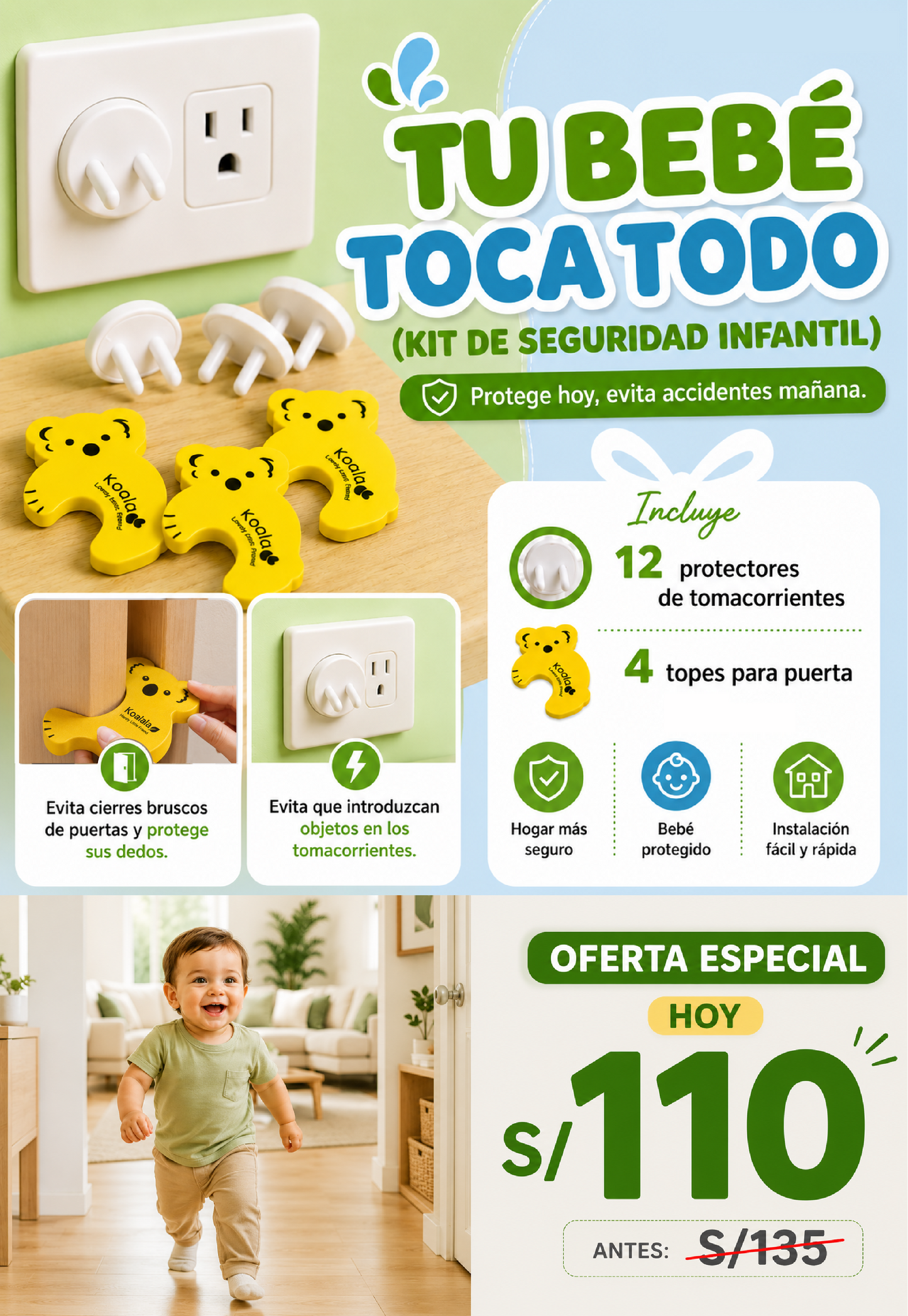 KIT SEGURIDAD INFANTIL