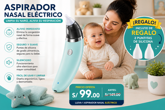 Aspirador Nasal Eléctrico Premium