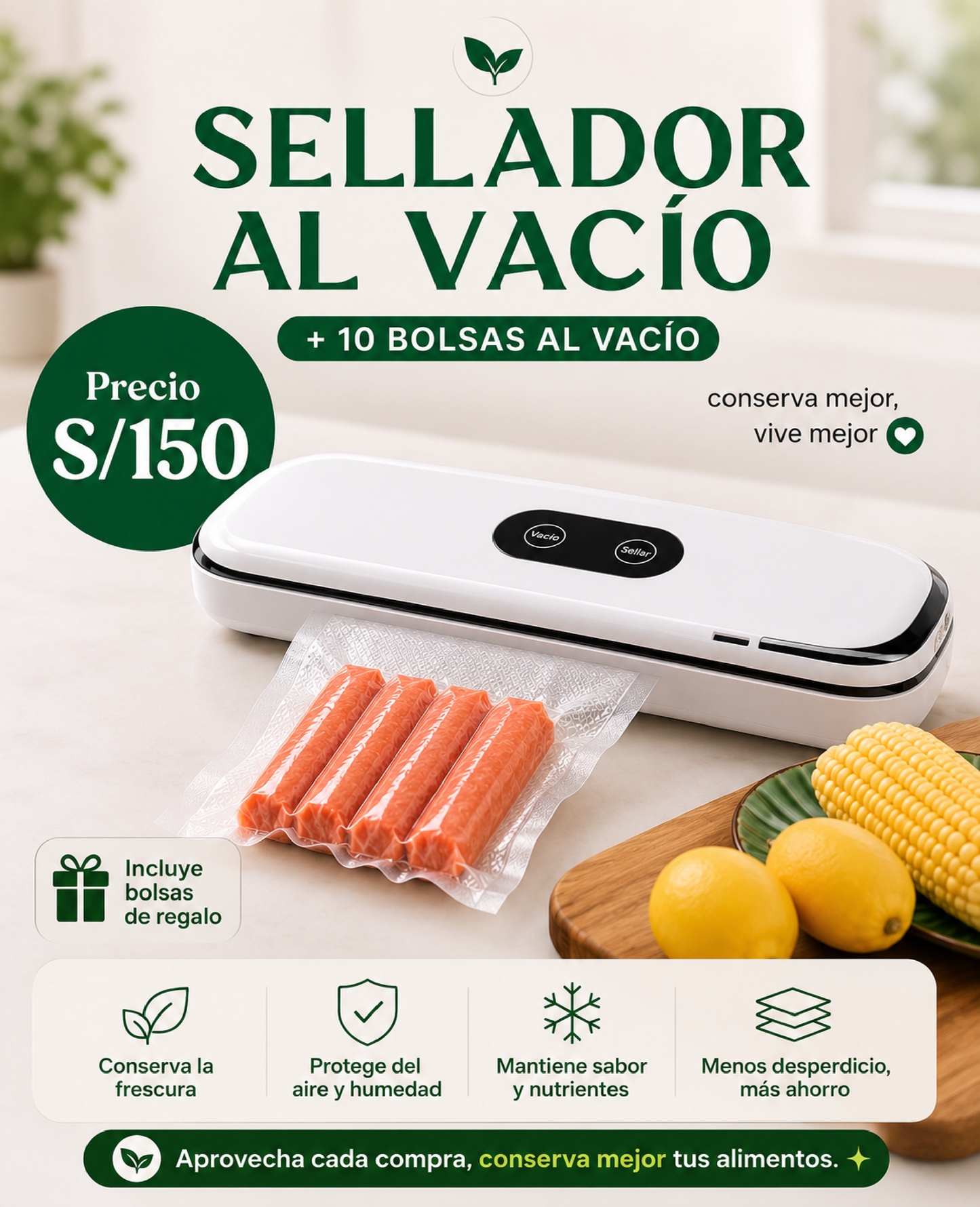 SELLADORA AL VACIO PRO